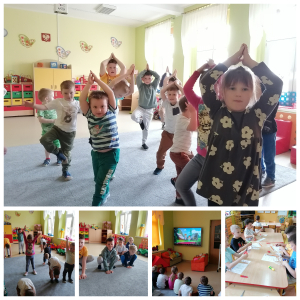 Zdjęcie przedstawia dzieci z grupy Motylki.