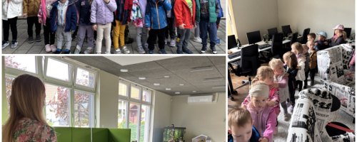 Biedronki i Żabki z wizytą w Bibliotece