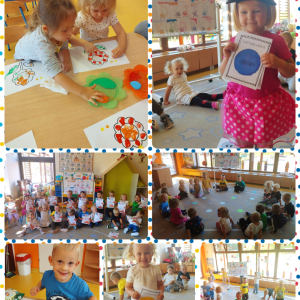 Zdjęcie przedstawia dzieci z grupy Biedronki.