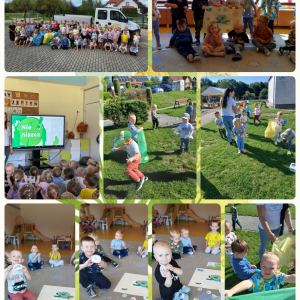 Zdjęcie przedstawia dzieci z grupy Biedronki.