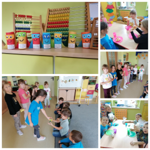 Zdjęcie przedstawia dzieci z grupy Motylki.