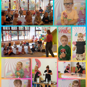 Zdjęcie przedstawia dzieci z grupy Biedronki.