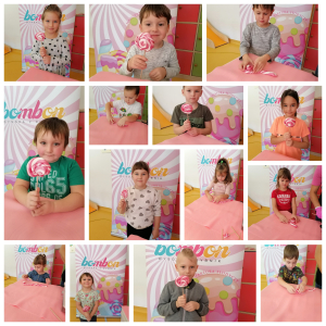 Zdjęcie przedstawia dzieci z grupy Motylki.