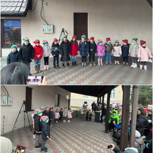 Zdjęcie przedstawia dzieci z grupy Motylki.