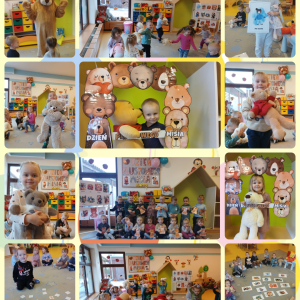 Zdjęcie przedstawia dzieci z grupy Biedronki.