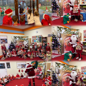 Zdjęcie przedstawia dzieci z grupy Żabki.