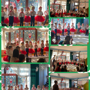 Zdjęcie przedstawia dzieci z grupy Biedronki.