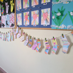 Zdjęcie przedstawia dzieci z Miejskiego Przedszkola w Sośnicowicach.