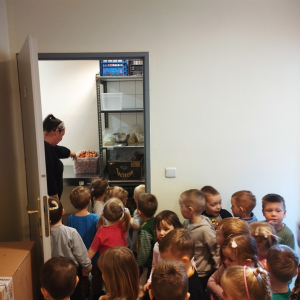 Zdjęcie przedstawia dzieci z grupy Biedronki.