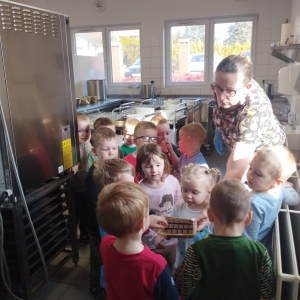 Zdjęcie przedstawia dzieci z grupy Biedronki.