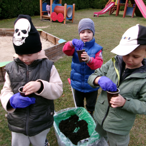 Zdjęcie przedstawia dzieci z grupy Motylki.