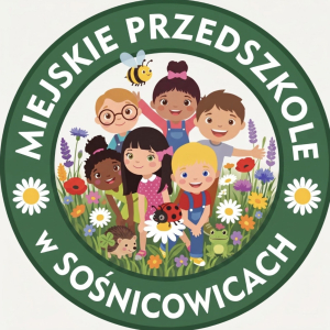Logo Miejskiego Przedszkola w Sośnicowicach.